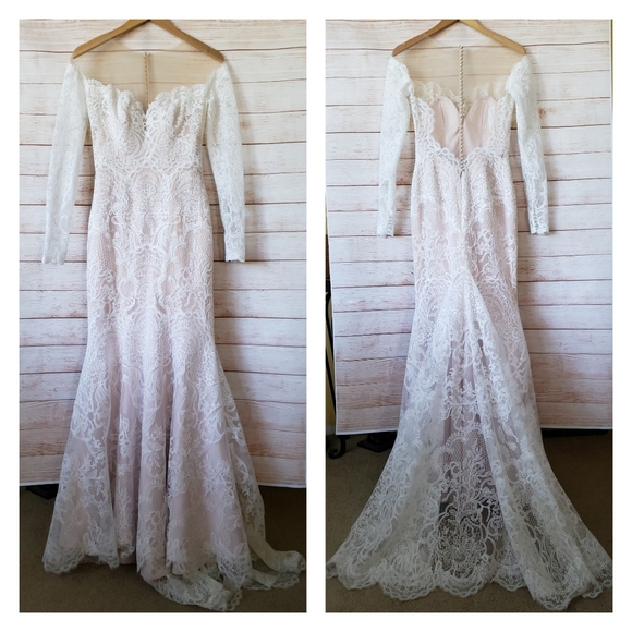 Nwt Watters Ula Lace Wedding Gowndress 